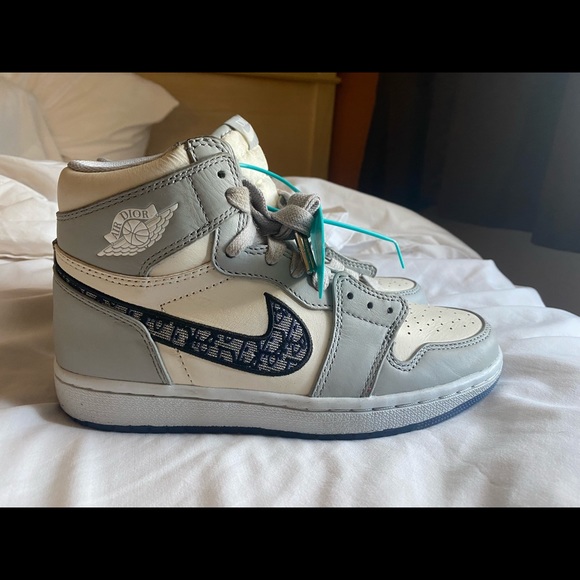 nike dior air jordan 1 collab designer authentic - Picture 11 of 12